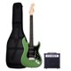 thumbnail image 1 of Guitarra Eléctrica Fiddler Verde + Amplificador 10W, 1 of 3