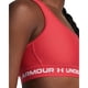 thumbnail image 2 of Sostén Deportivo Under Armour de Impacto Medio con Espalda Cruzada Rojo XS, 2 of 4
