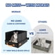 thumbnail image 3 of Caja de arena portátil MORAIS 45x34x28 cm plegable para viajes, 3 of 9
