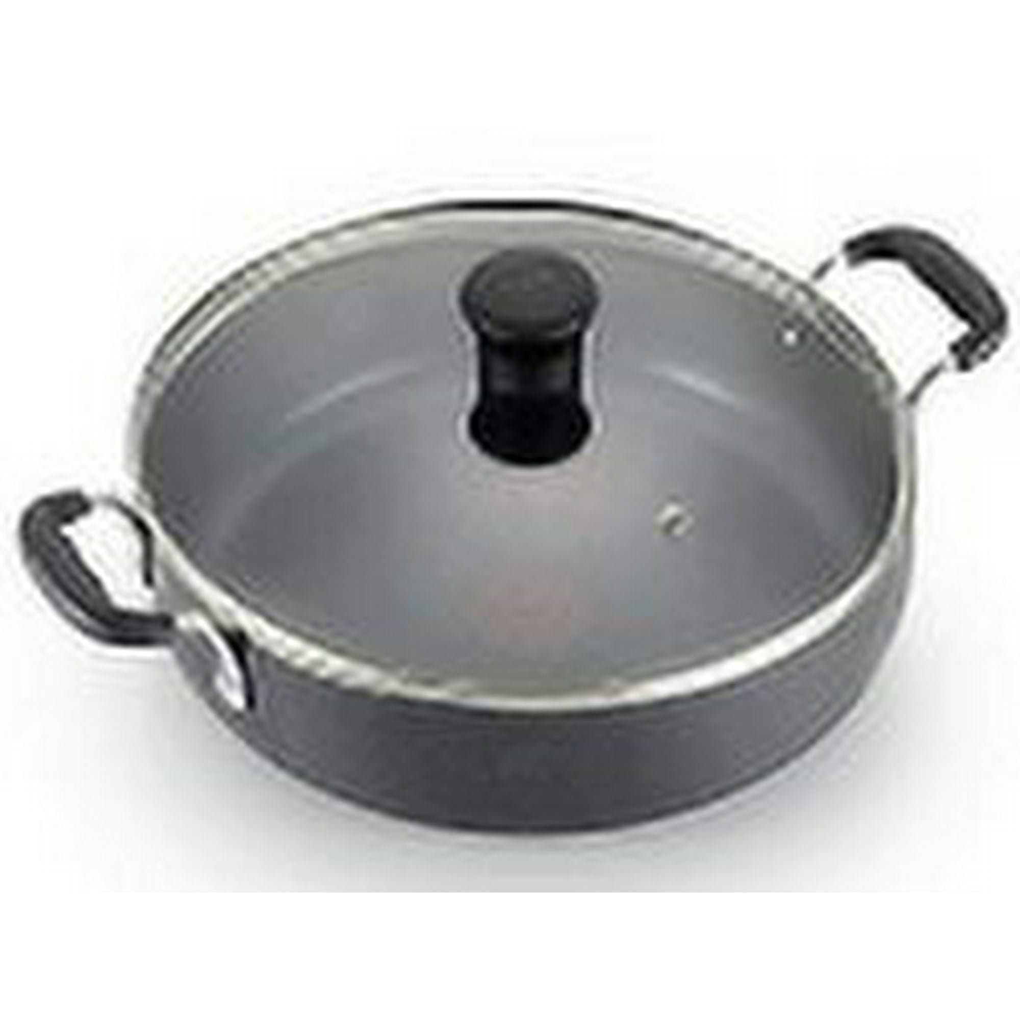 Sartén Diaria T-fal B36282 Antiadherente Profunda 12 Pulgadas Negro