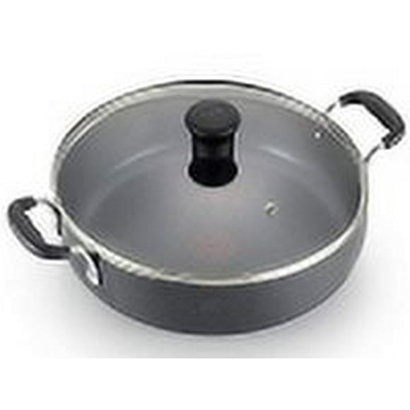 Sartén diaria T-fal B36282 Antiadherente profunda 12 pulgadas negro