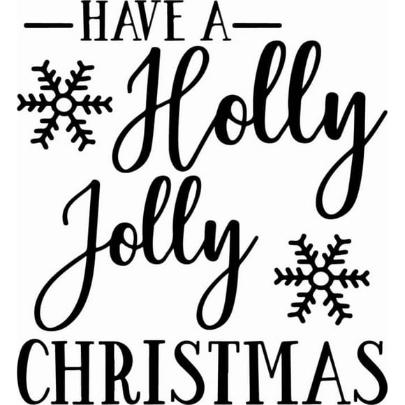 Decomural Have A Holly Jolly Christmas WS-50070