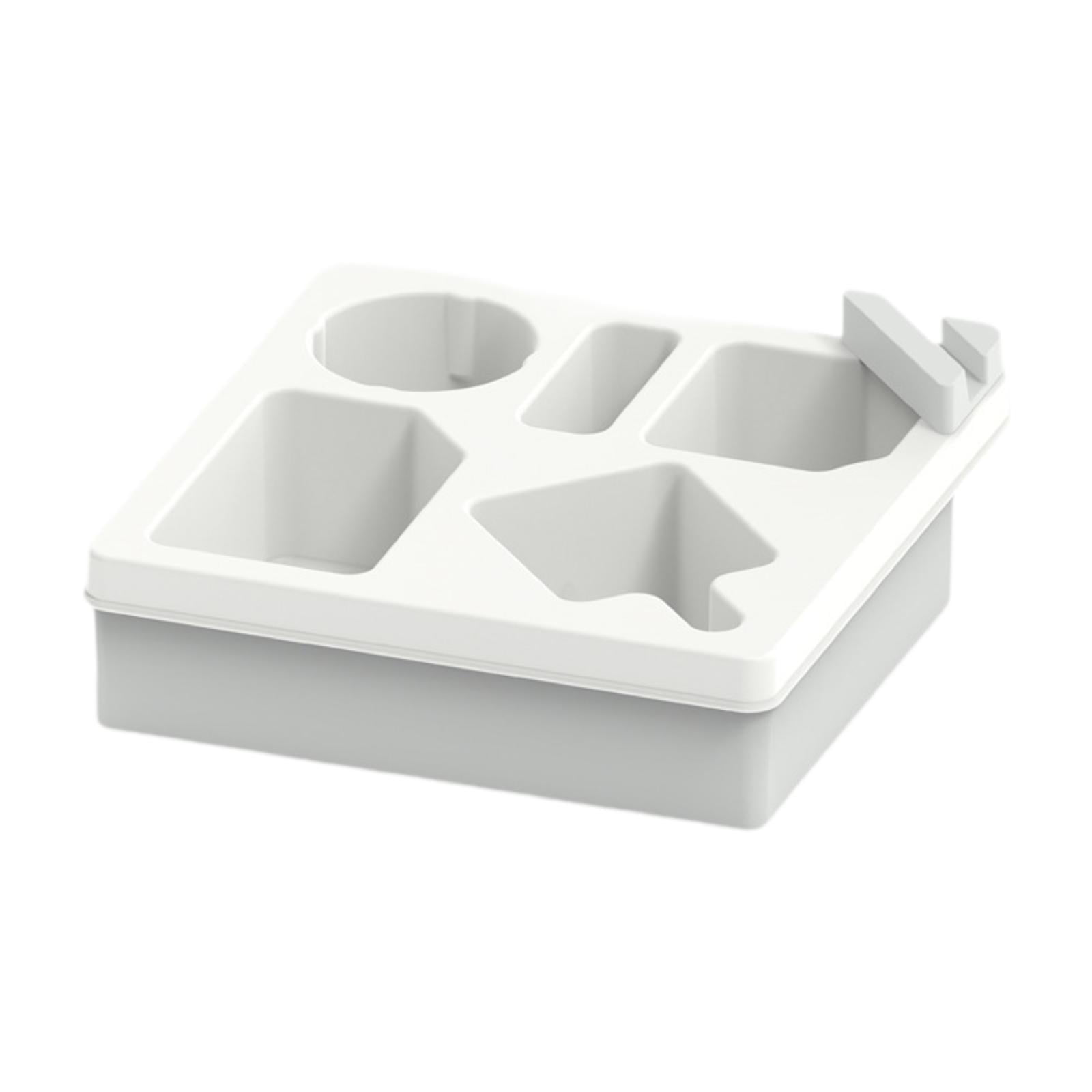 Bothyi - Bandeja De Soporte De Taza De Sofá Case De Sofá De Silicona Fácil De Limpiar Para Bebidas De Armario En Casa Blanca