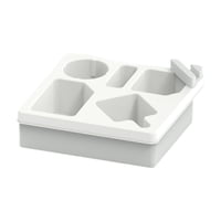 Bothyi - Bandeja De Soporte De Taza De Sofá Case De Sofá De Silicona Fácil De Limpiar Para Bebidas De Armario En Casa Blanca