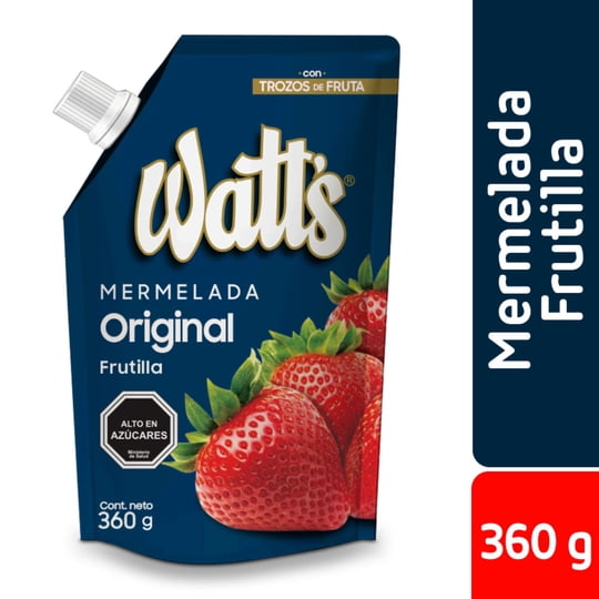 Mermelada Frutilla 360 g Watts