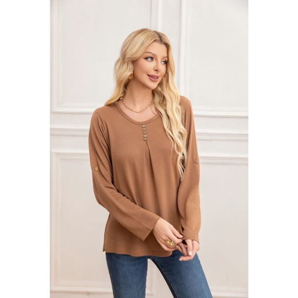 Sweater Mujer Tejido Cuello Redondo Manga Larga 2006