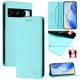 thumbnail image 1 of Funda Billetera con Soporte para Google Pixel 8 Pro Bloqueo RFID Plegable Verde menta, 1 of 6