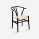thumbnail image 1 of Silla Wishbone Madera Negro, 1 of 6