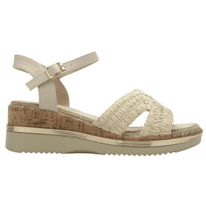 Sandalia De Mujer, Beige Casual Chalada Tera-4