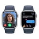 thumbnail image 4 of Apple Watch Series 9 GPS • Caja de aluminio color plata de 41 mm • Correa deportiva azul tormenta, 4 of 4