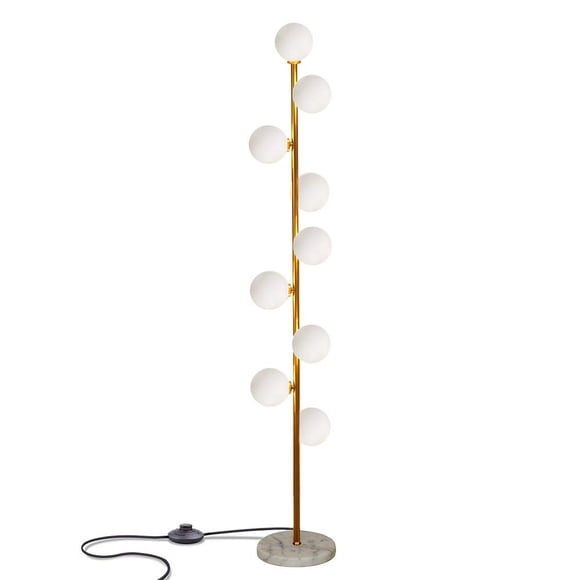 Lámpara de pie Hsyile KU300198 moderna de 9 luces, 120 V, base de mármol