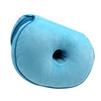 Magideal - Cojín De Asiento De Espuma Viscoelástica Comfort, Almohada Doble, Posturalele De De De Glúteos De Belleza Que Corrige El Soporte De Espalda , Azul