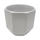 thumbnail image 5 of Macetero Maceta De Ceramica Blanco Lineas Verticales L, 5 of 8