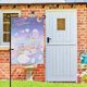 thumbnail image 2 of Sumikko Gurashi-bandera de jardín temática. Regalo perfecto para fans, amigos y familiares, ideal para actividades al aire libre y decoración de fiestas.28CM*45CM, 2 of 5