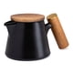 thumbnail image 2 of Tetera ChefWave 600 ml Cerámica Negra con Infusor y 2 Tazas, 2 of 7