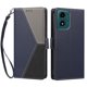 thumbnail image 3 of Funda Cartera Tricolor para Motorola Moto G04/G04S con Soporte, Azul Oscuro, 3 of 6