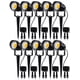 thumbnail image 1 of Paquete de 10 luces LED para paisaje SUNVIE, 12 W, bajo voltaje, 1 of 7