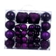 thumbnail image 4 of 48 Adornos Navideños de Bolas, Irrompibles, Colgantes, Decorativos, con Forma de Lágrima, Polígono, Huecos, Redondos, de Material PP. Ideales para Fie violeta, 4 of 5