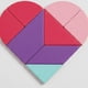 thumbnail image 3 of Juguetes Magneticos 3D Tangram rompecabezas Corazón, 3 of 3