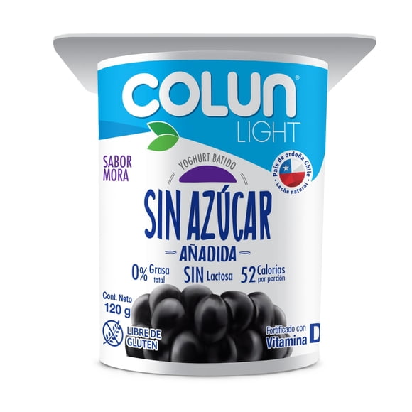 Yoghurt Light Sin Azúcar Mora, 120 g