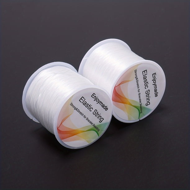 Make Beautiful Jewelry with Our Elastic Bracelet String Cord - Perfect for Necklaces and Bracelets!