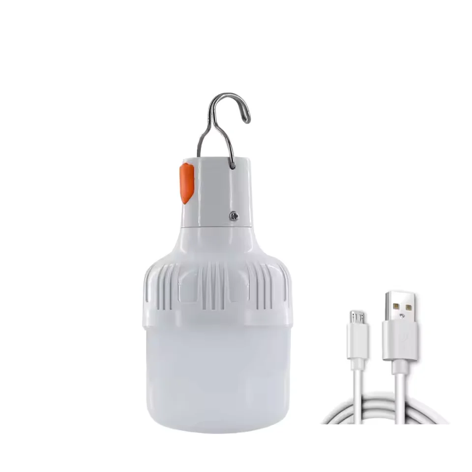 Oem - Ampolleta Led Recargable Usb – Alta Potencia Para Camping, Pesca Y Emergencias