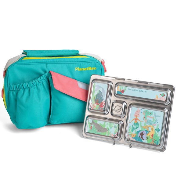 Bento Box PlanetBox Rover Kit de 5 Compartimentos Sirena