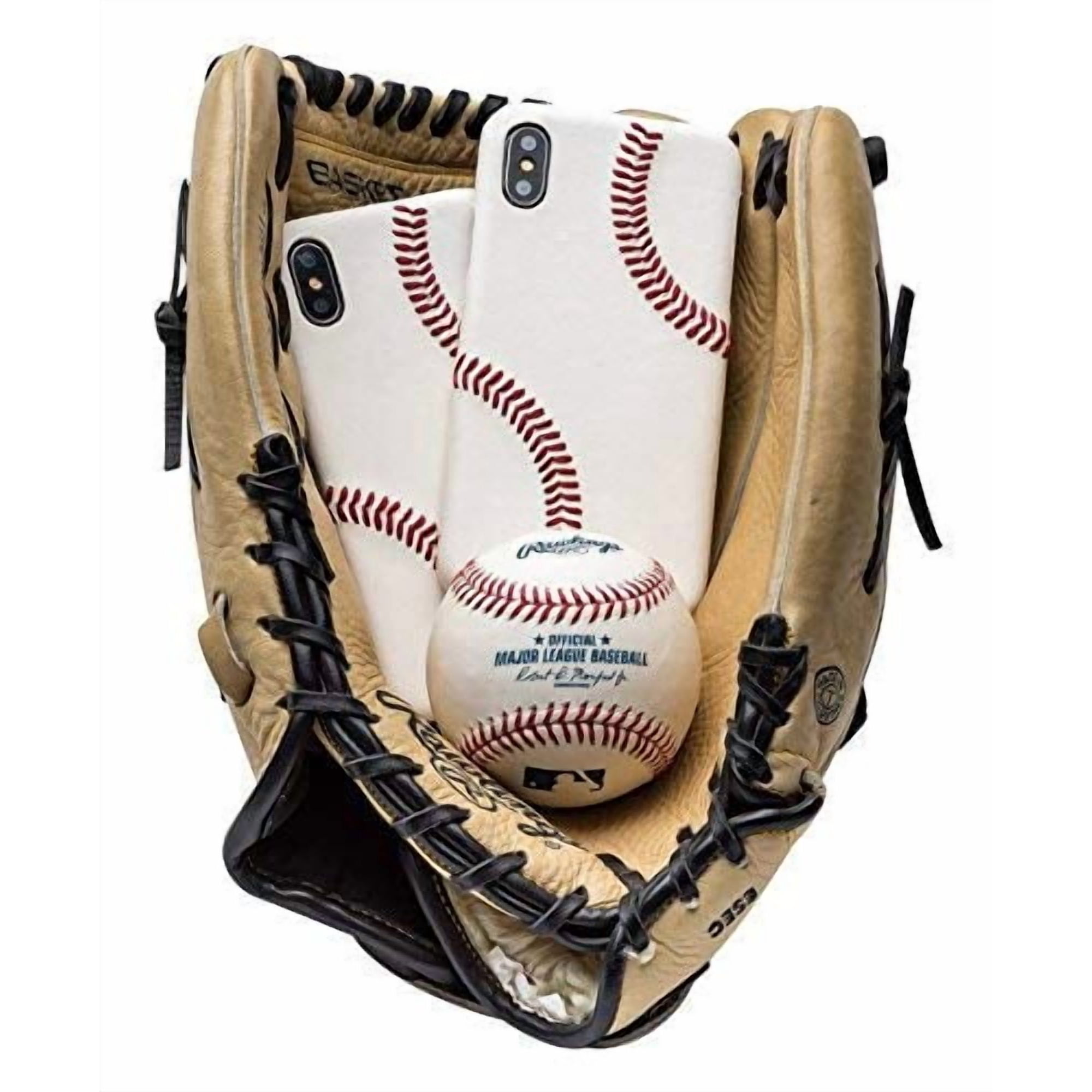 Funda De Cuero Mcmadley Baseball Para Iphone Xr