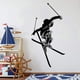 thumbnail image 1 of Calcomanías de pared de esquí, pósteres de esquiador, mural de gimnasio, invierno, pegatinas de vinilo para pared, decoración del hogar, habitación de adolescentes, sala de estar, 79 x 42 cm, 1 of 4