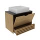thumbnail image 3 of Mueble Baño Aereo 1 Puerta 1 Cajón con Lavamanos Almendra Marmol, 3 of 6