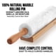 thumbnail image 4 of Rollo Zulay Kitchen Mármol de 43 cm con soporte y mango de madera de haya, 4 of 8