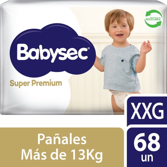 Pañales De Bebé Babysec Super Premium Xxg