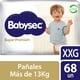 thumbnail image 1 of Pañales de Bebé Babysec Super Premium XXG, 68 Un, 1 of 7