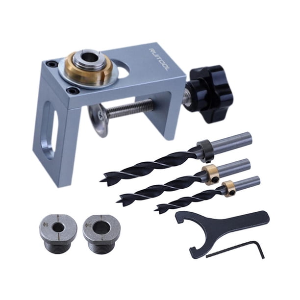 Juego De Plantillas De Espiga Autocentrante, Práctico Kit De Plantillas Para Agujeros De Bolsillo Resistentes Al Desgaste, Juego De 8 Mm, 10 Mm Y 12 Mm