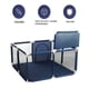 thumbnail image 4 of Corral de Seguridad Bebe Con Aro 126x126 Cm. Azul Marino, 4 of 6