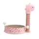 thumbnail image 1 of Rascador Resistente Arañazos Sisal Dinosaurio Para Gatos, color rosado, 1 of 3