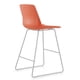 thumbnail image 2 of Taburete alto modelo Lian polipropleno, asiento y respaldo monocasco rojo, 2 of 2