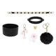 thumbnail image 4 of Juego De Accesorios Para Tazas, Bonitos Llaveros Con Dijes Para Actividades Al Aire Libre, Bolsos De Viaje, Color Negro, 4 of 5