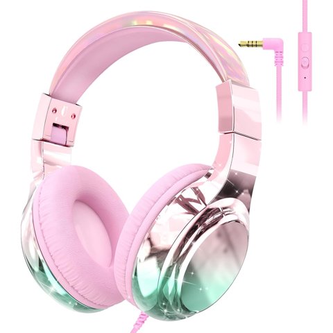 Audafonos Qearfun Niaos Cable Micrafono 8594Db Rosa 40Mm