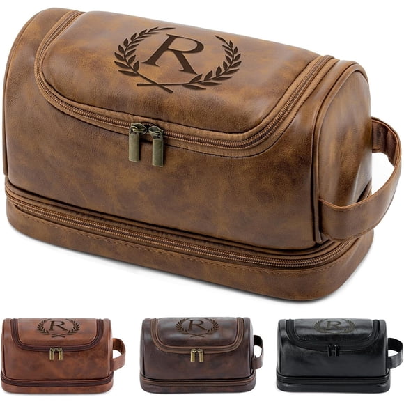 Neceser Hombre Aganmi Cuero PU Inicial Personalizada