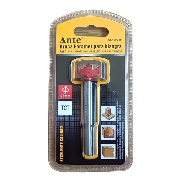 Broca Forstner 20mm Para Madera Bisagra Puerta Mueble Cocina