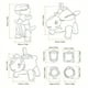 thumbnail image 2 of TUMAMA Stuffed Toys,Hanging Reversible Dinosaur & Egg Plushies Set For Easter Decoration Baby Gym Carseat Crib,Soft Plush Animal Toy For Kids Toddlers Boys Girls,3pcs, 2 of 4