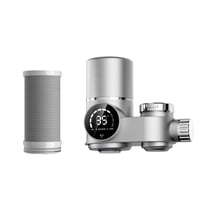 Xusx111 - Filtro De Agua De Montaje Del Grifo - Pantalla Led Inteligente | Indicador Avanzado De Purificación De Luz | Purificador De Agua Del Grifo Se Ajusta A Grifos Estándar - Incluye 1 Filtro