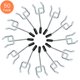 thumbnail image 2 of Ganchos perforados Rawall de 2 pulgadas, 50 unidades, metal galvanizado, 2 of 7