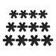 thumbnail image 4 of 12 Piezas Worktop Saver Mat Divider Pads Table Pots And Pans Dividers Black, 4 of 5