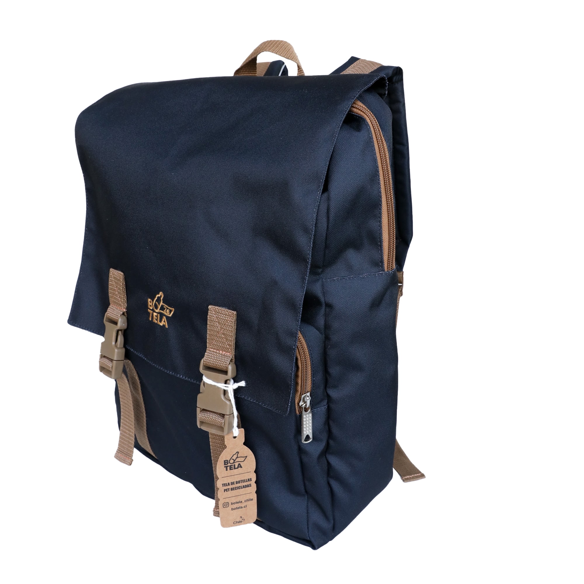 Botela - Mochila Notebook 15" Sustentable Negra
