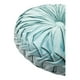 thumbnail image 2 of Cojín De Terciopelo Redondo Grande Para Sillón Tela Velvet celeste, 2 of 7