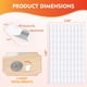 thumbnail image 2 of Puntos Adhesivos Canareen 300 uds Removibles Transparentes e Impermeables, 2 of 7