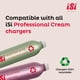 thumbnail image 5 of Whipper iSi Gourmet Whip de 500 ml con 3 consejos de decoración, 5 of 7