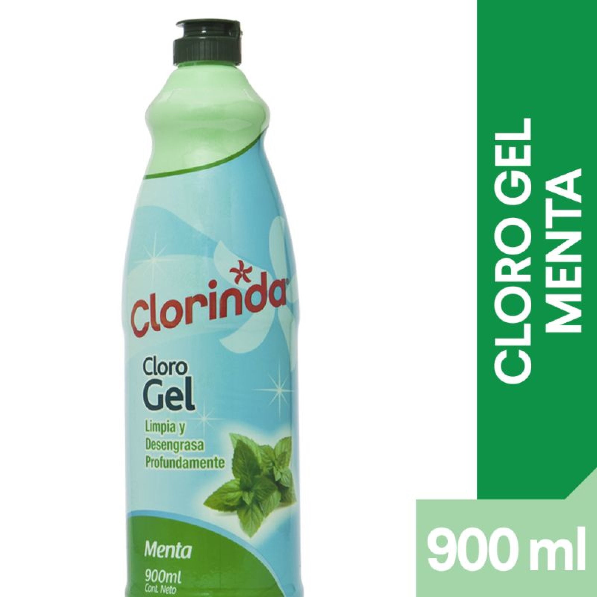 Cloro Gel Menta Botella 900 ml Clorinda